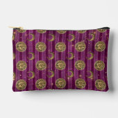 Pochette À Accessoires Rayures violettes du soleil et de la lune (Recto)