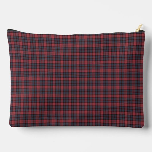 Pochette À Accessoires Red Blue Plaid Tartan Pattern (Verso)