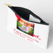 Pochette À Accessoires Red heart love heureuse Sainte-Valentin ajouter ph (Ouvrir)