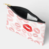 Pochette À Accessoires Red Lipstick Lips Cosmetic Makeup Bag (Ouvrir)
