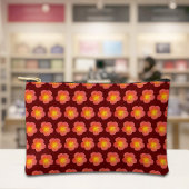 Pochette À Accessoires Red Moss Rose Seamless Pattern Pouch