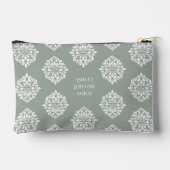 Pochette À Accessoires Regency Damask Classy Pale Sage (Verso)