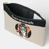 Pochette À Accessoires Reine Zebra (Ouvrir)