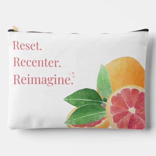 Pochette À Accessoires Réinitialisation estivale (Recto)