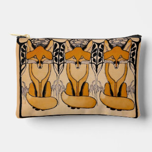 Pochette À Accessoires Renard Art Nouveau