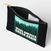 Pochette À Accessoires Rendre l'Amérique verte (Ouvrir)