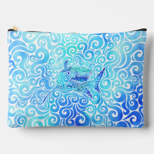 Pochette À Accessoires Requin tourbillonnant (Recto)