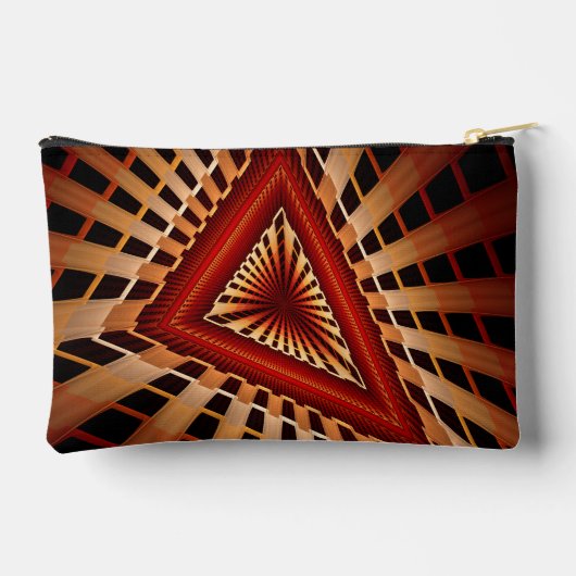 Pochette À Accessoires Réseau d'Imaginaires 3D Conception graphique fract (Verso)