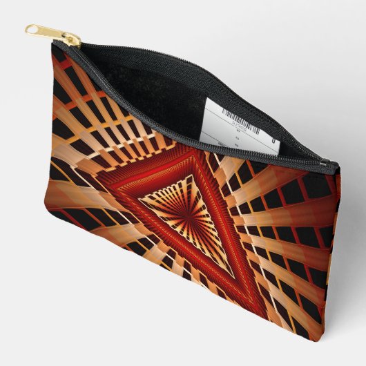 Pochette À Accessoires Réseau d'Imaginaires 3D Conception graphique fract (Ouvrir)