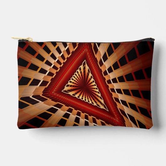 Pochette À Accessoires Réseau d'Imaginaires 3D Conception graphique fract (Recto)