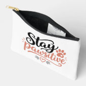 Pochette À Accessoires Restez Pawsitif (Ouvrir)