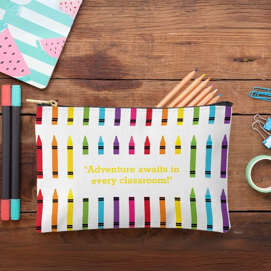 Pochette À Accessoires Retour à l'école coque/sac de crayon personnalisé