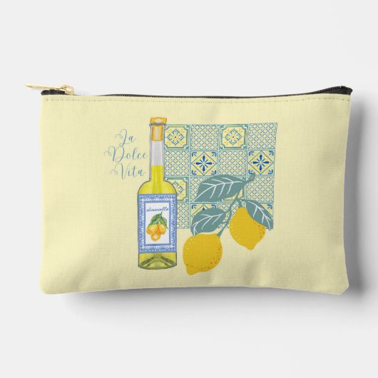 Pochette À Accessoires Rétro de la ferme de citron (Recto)