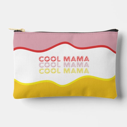 Pochette À Accessoires Rétro "Mama Cool" (Recto)