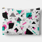 Pochette À Accessoires Retro Memphis Geometric Pattern (Recto)