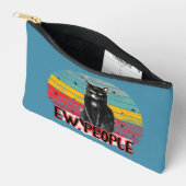 Pochette À Accessoires Retro Vintage Chat Noir Ew (Ouvrir)