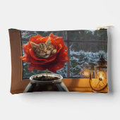 Pochette À Accessoires Rêve de chat rose (Verso)