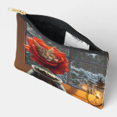 Pochette À Accessoires Rêve de chat rose (Ouvrir)