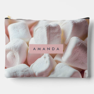 Pochette À Accessoires Rêve de guimauve rose personnalisé