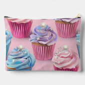 Pochette À Accessoires Rêves de Cupcakes Pastels Fantaisistes Personnalis (Verso)