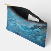 Pochette À Accessoires Rhapsody en Turquoise (Ouvrir)