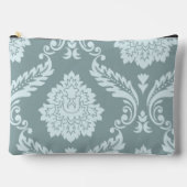 Pochette À Accessoires Rococo Damask Art I Duck Egg Blue+Teal (Recto)