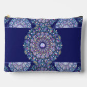 Pochette À Accessoires Rosace bleue (Recto)