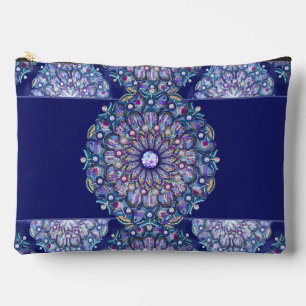 Pochette À Accessoires Rosace bleue
