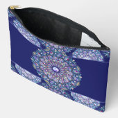 Pochette À Accessoires Rosace bleue (Ouvrir)