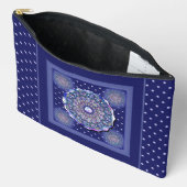 Pochette À Accessoires Rosace bleue (Ouvrir)