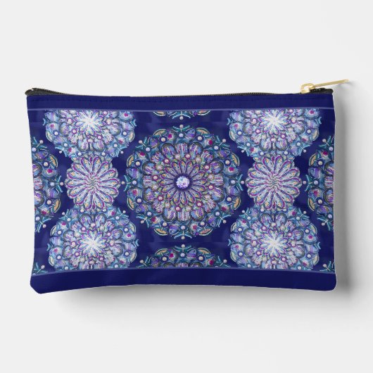 Pochette À Accessoires Rosace bleue (Verso)