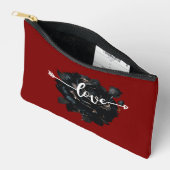 Pochette À Accessoires Rose d'amour (Ouvrir)