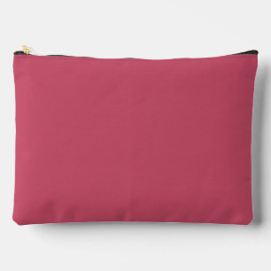 Pochette À Accessoires Rose Pétale Lourde Couleur Uni Rose