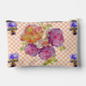 Pochette À Accessoires Rose Roses Fleur floral Shabby Aquarelle Filles (Verso)