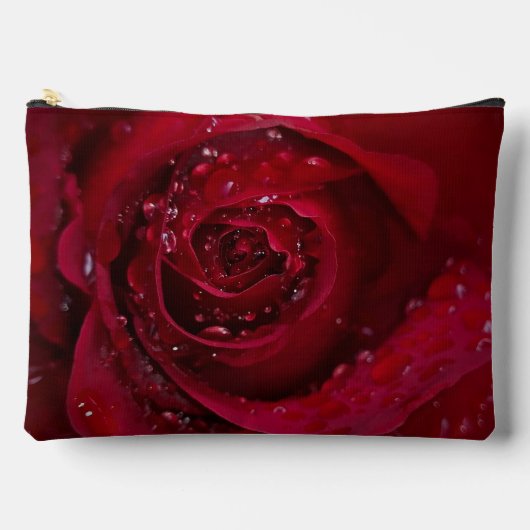 Pochette À Accessoires Rose rouge (Recto)