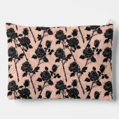 Pochette À Accessoires Roses du cimetière gothique rose et noir (Verso)