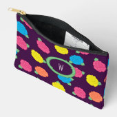 Pochette À Accessoires Roses Néon (Ouvrir)