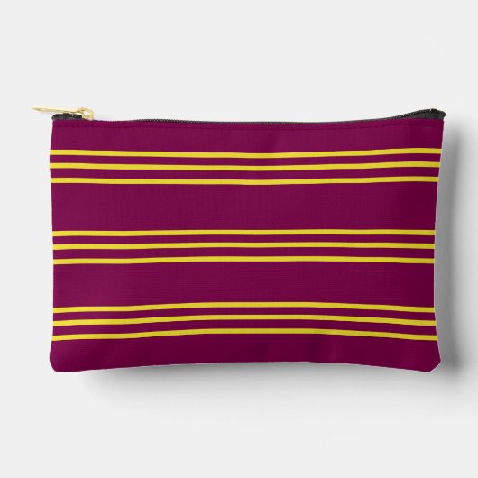 Pochette À Accessoires Rouge et Jaune Petit (Recto)