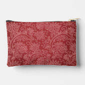 Pochette À Accessoires Rouge Paisley Damask Designer Floral Classic (Verso)