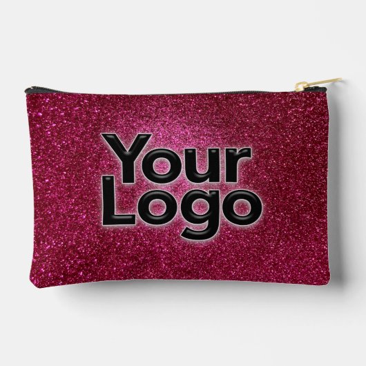 Pochette À Accessoires Ruby Red Metallic Sparkly Parties scintillant Luxe (Verso)