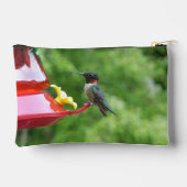 Pochette À Accessoires Ruby-Throated Hummingbird Bird Photography (Verso)