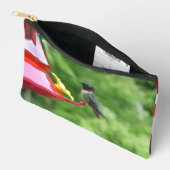 Pochette À Accessoires Ruby-Throated Hummingbird Bird Photography (Ouvrir)