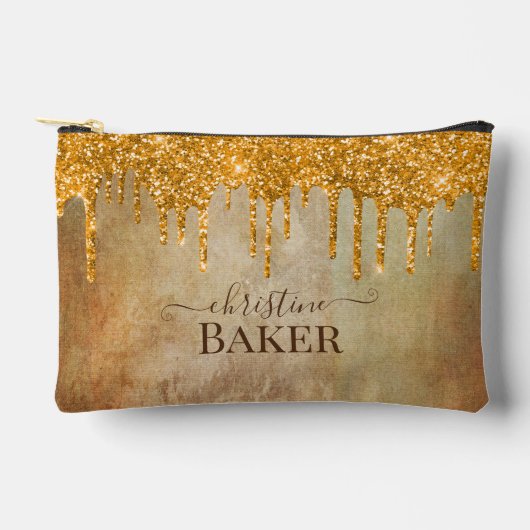 Pochette À Accessoires Rusty et or (Recto)