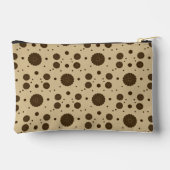 Pochette À Accessoires Sable floral micro marron foncé (Verso)