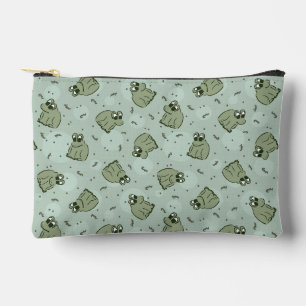 Pochette À Accessoires Sage Bubble Frogs - laurier vert enfants motif.