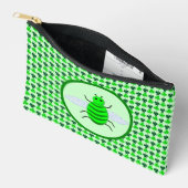 Pochette À Accessoires Saint Patricks Day Bee et Shamrocks (Ouvrir)
