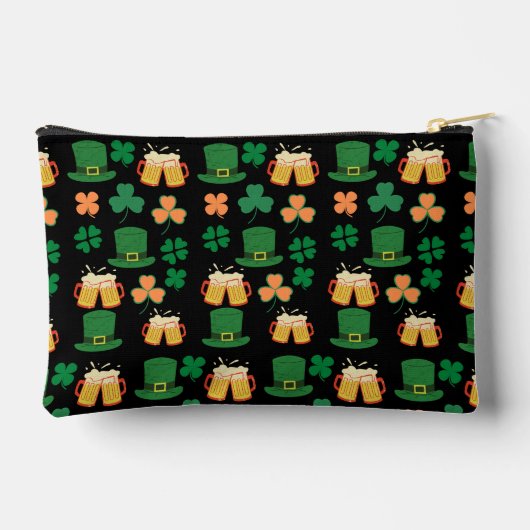 Pochette À Accessoires Saint patrick's day celtic, irish funny pattern (Verso)