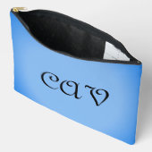 Pochette À Accessoires Sangria Cornflower Blue (Ouvrir)