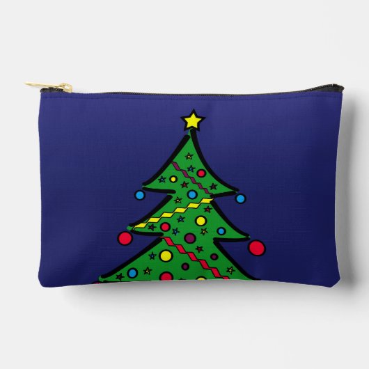 Pochette À Accessoires sapin de Noël (Recto)