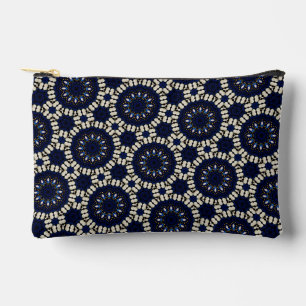 Pochette À Accessoires Sapphire & Perles Modernes et tendance Dot Art Abs